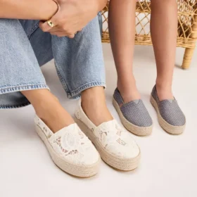 Espadrillas con plateau Valencia per bambini