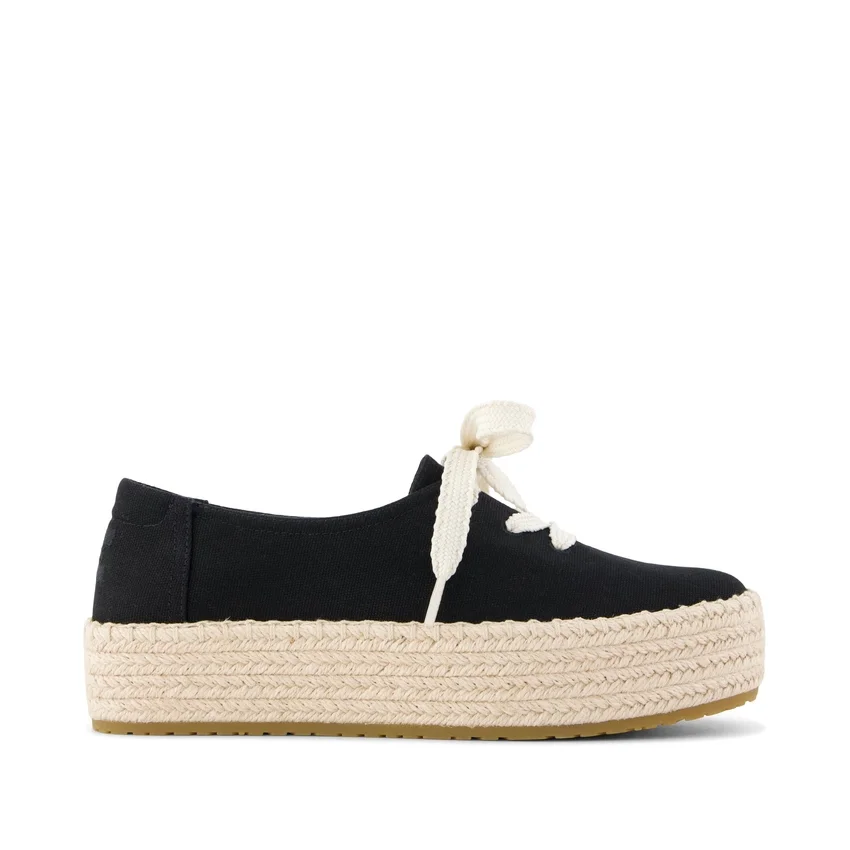 Espadrillas da donna Valencia con lacci e plateau Espadrillas da donna Valencia con lacci e plateau