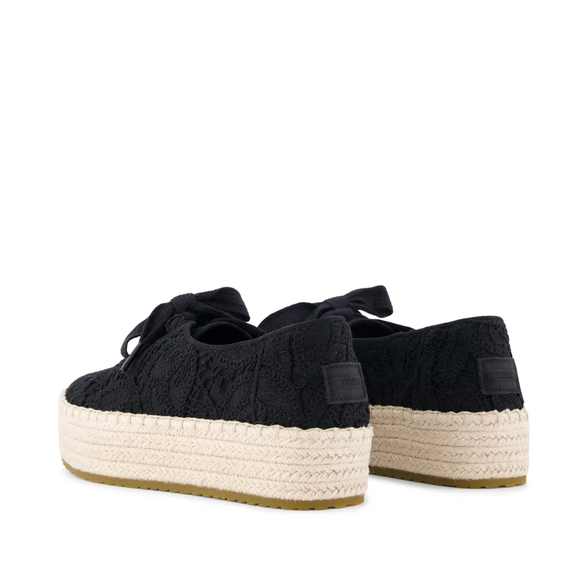 Espadrillas da donna Valencia con lacci e plateau Espadrillas da donna Valencia con lacci e plateau