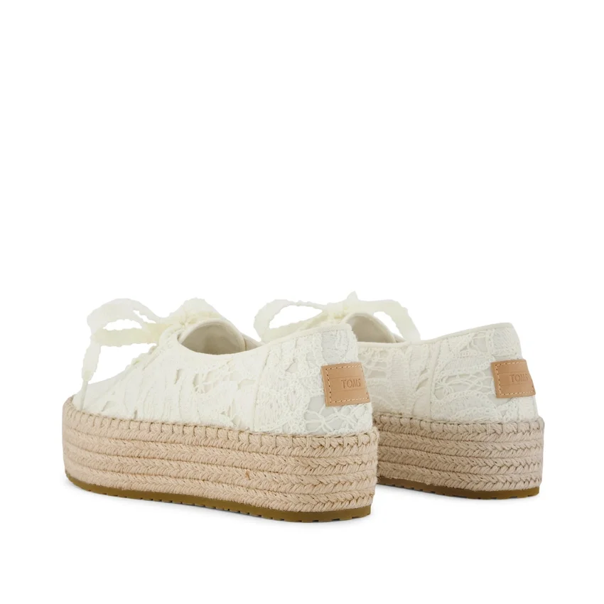Espadrillas da donna Valencia con lacci e plateau Espadrillas da donna Valencia con lacci e plateau