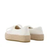 Espadrillas da donna Valencia con lacci e plateau