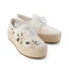 Espadrillas da donna Valencia con lacci e plateau Espadrillas da donna Valencia con lacci e plateau