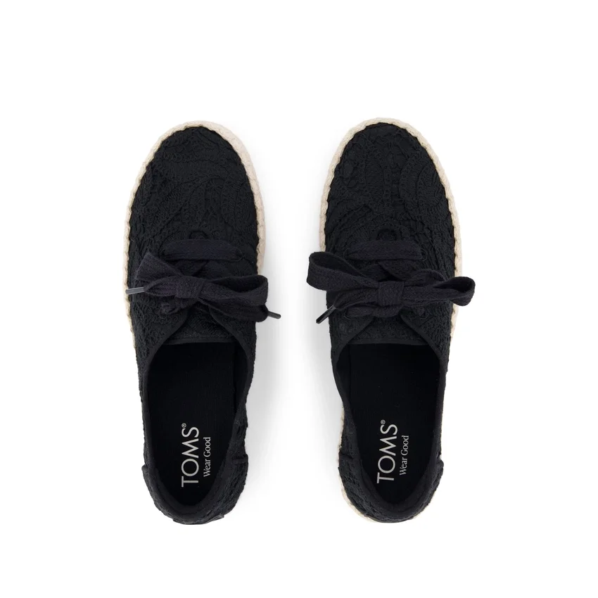 Espadrillas da donna Valencia con lacci e plateau Espadrillas da donna Valencia con lacci e plateau