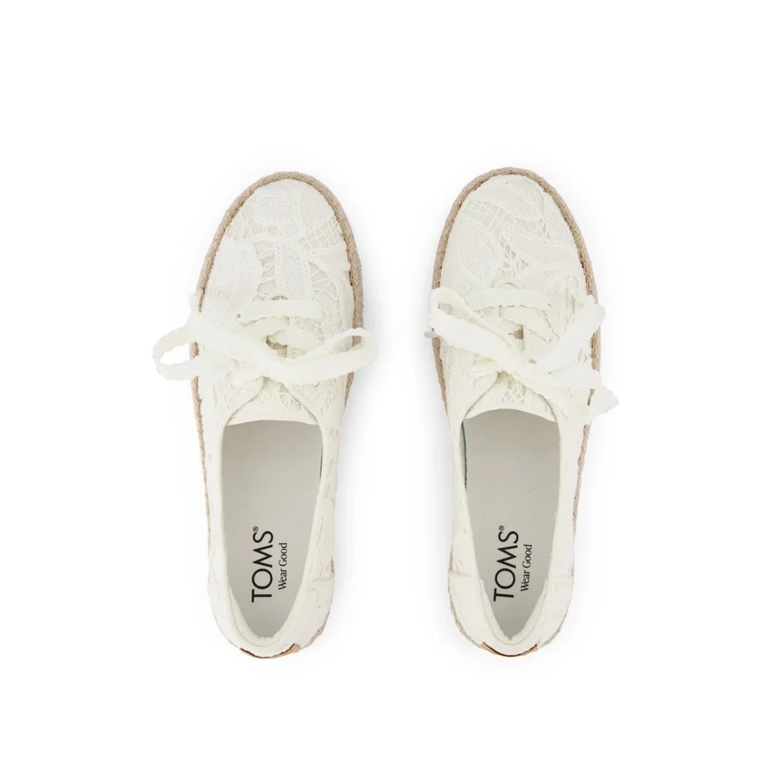 Espadrillas da donna Valencia con lacci e plateau Espadrillas da donna Valencia con lacci e plateau