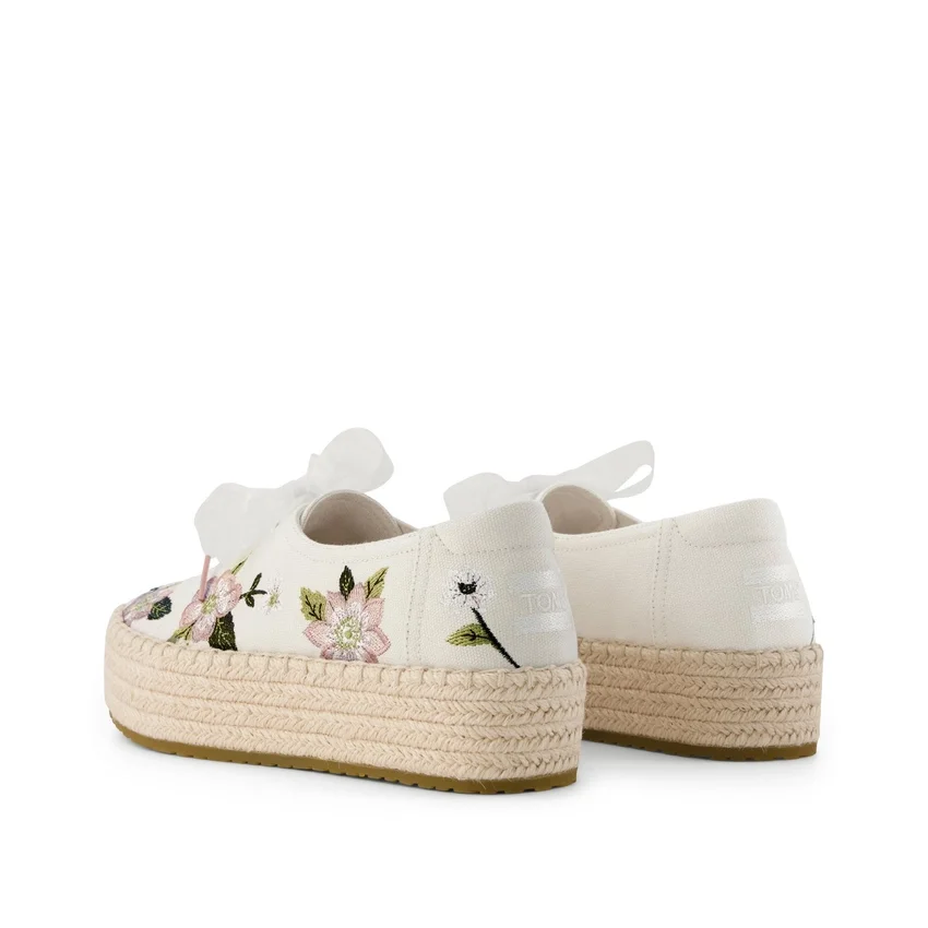 Espadrillas da donna Valencia con lacci e plateau Espadrillas da donna Valencia con lacci e plateau