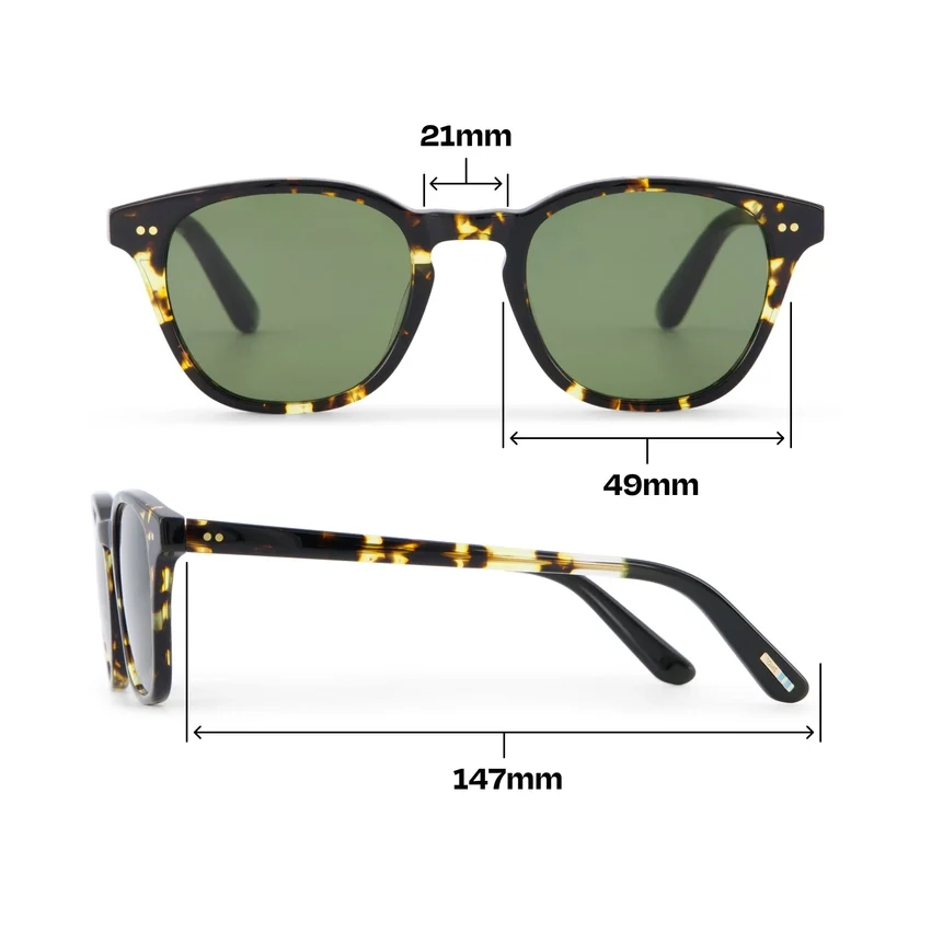 Occhiali da Sole unisex Wyatt realizzati a mano Occhiali da Sole unisex Wyatt realizzati a mano