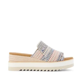 Sandalo con zeppa a ciabatta Diana da donna