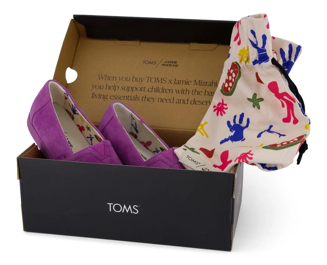 Scarpe TOMS x Jamie Mizrahi Classic Alpargata per ragazzi Scarpe TOMS x Jamie Mizrahi Classic Alpargata per ragazzi